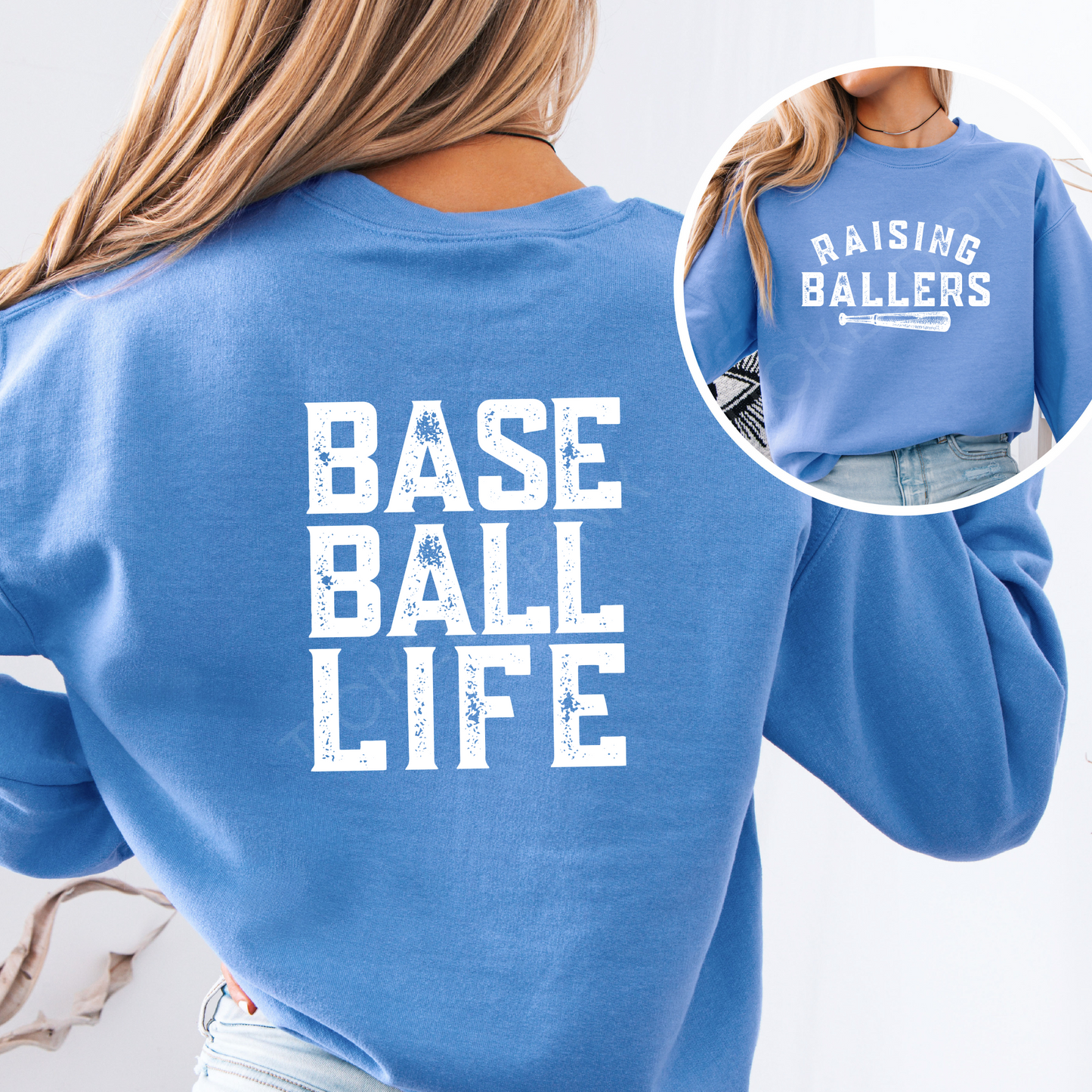 Raising Ballers Front/Back Sweatshirt (6 Colors)