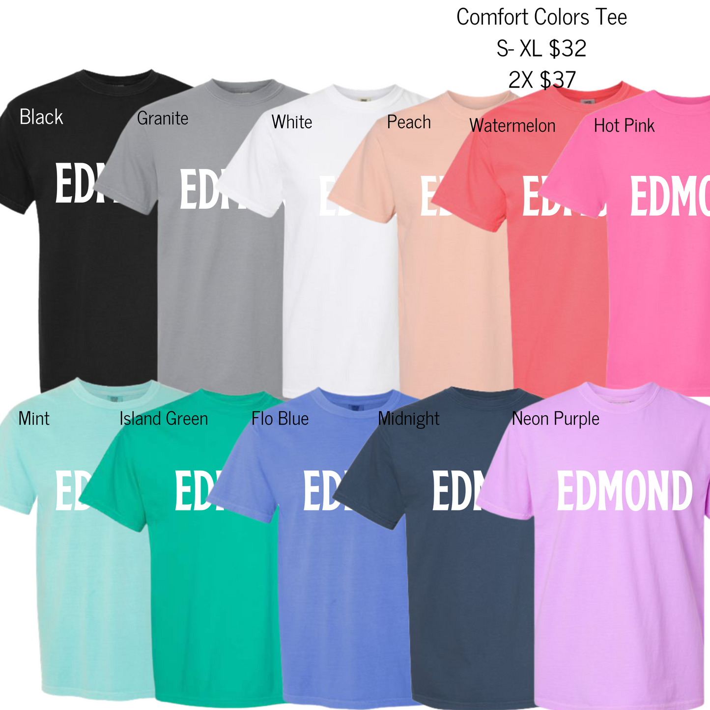 Edmond White 3D Puff- Tees/Sweatshirts