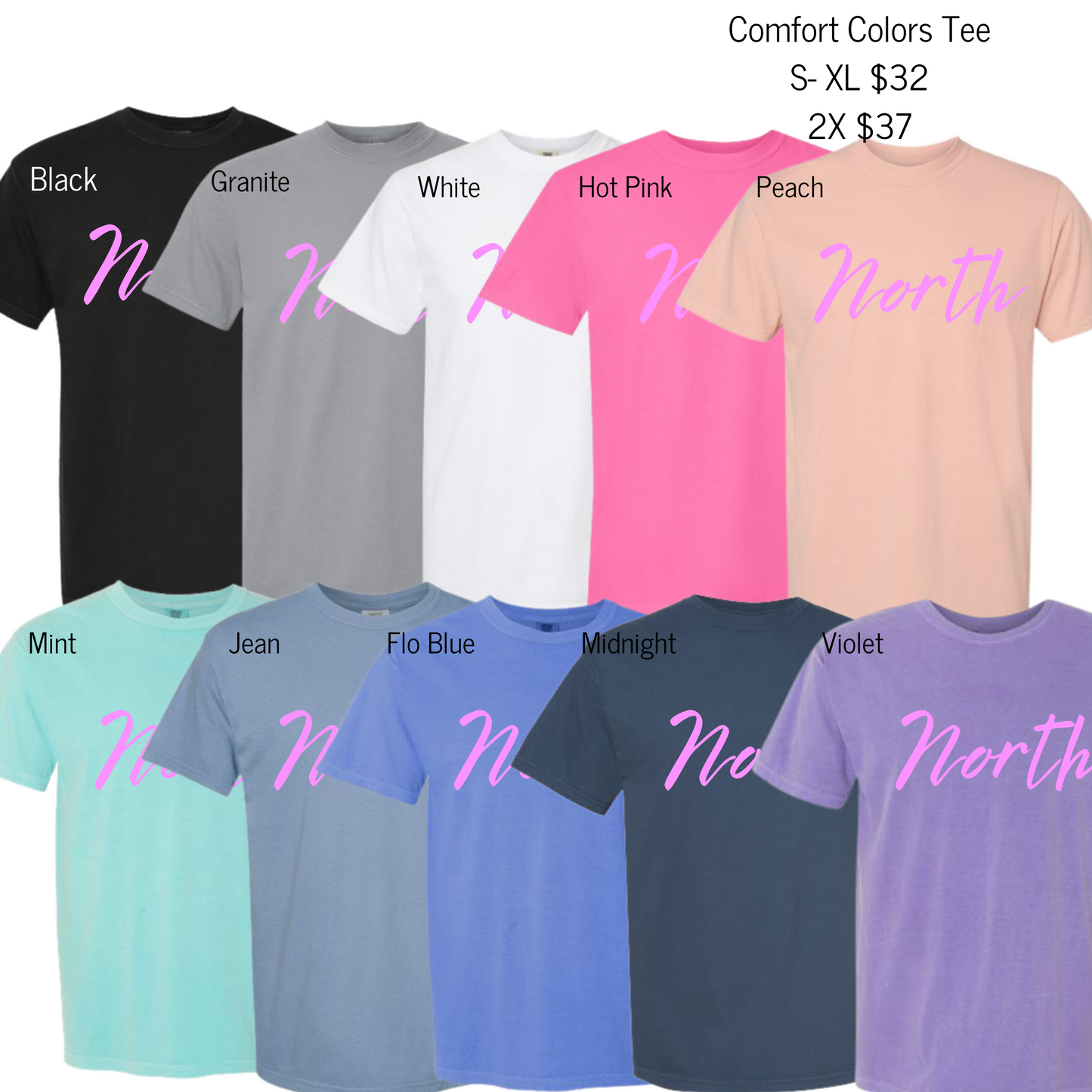NORTH pink Puff Tee/Sweatshirts Pre-Order