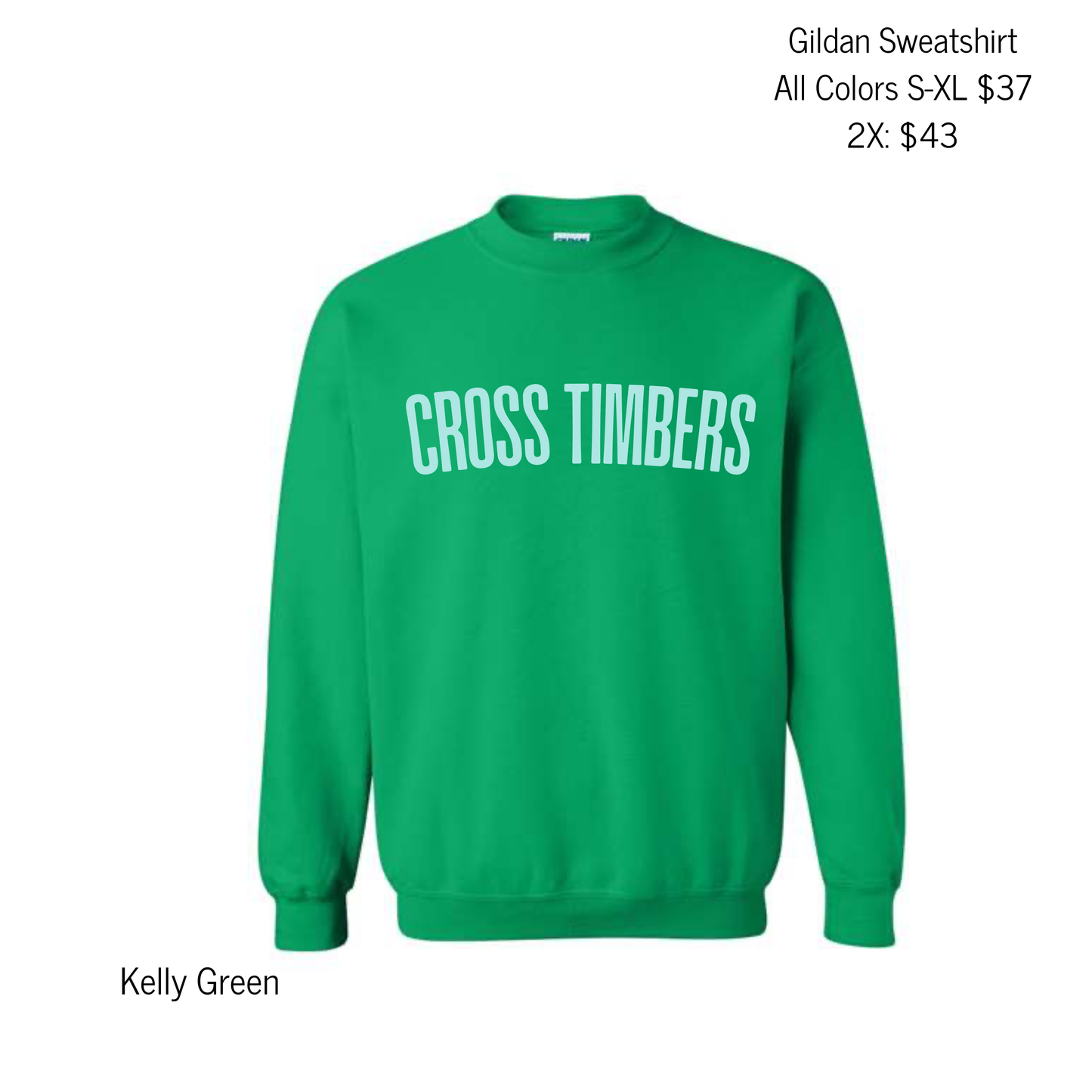 Cross Timbers Mint Puff Tees/Sweatshirts (20% off at check out)