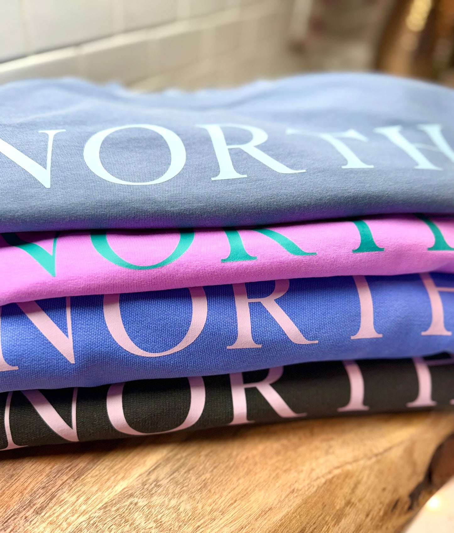 North CC Tee- Neon Purple (Comfort Colors)