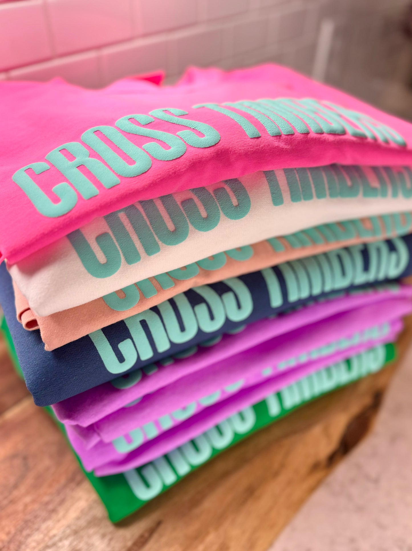Cross Timbers Mint Puff Tees/Sweatshirts
