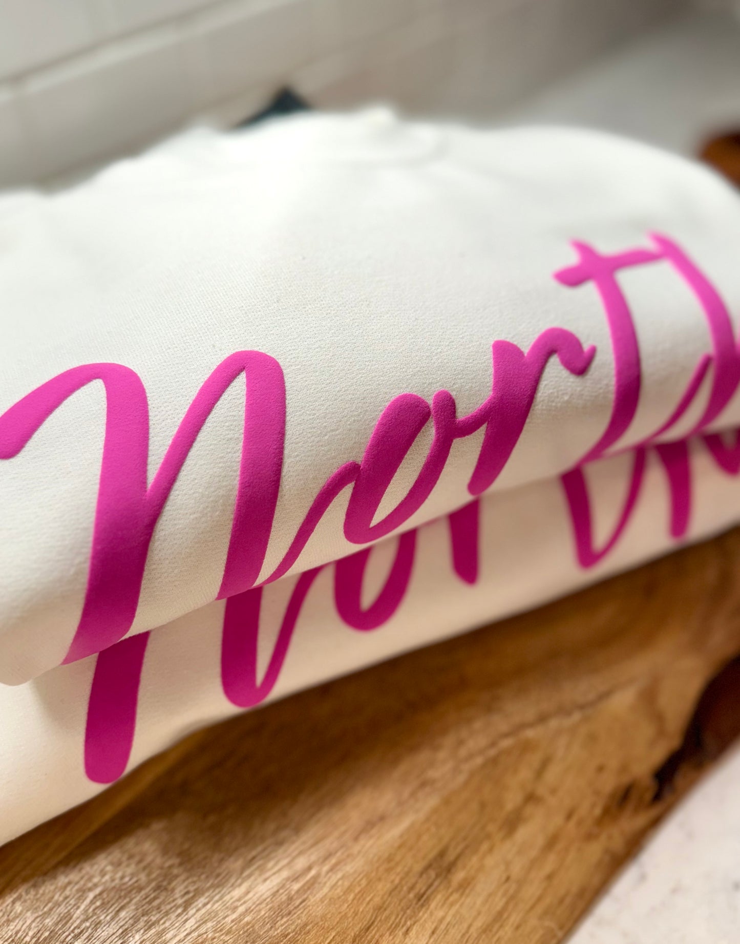 NORTH pink Puff Tee/Sweatshirts Pre-Order