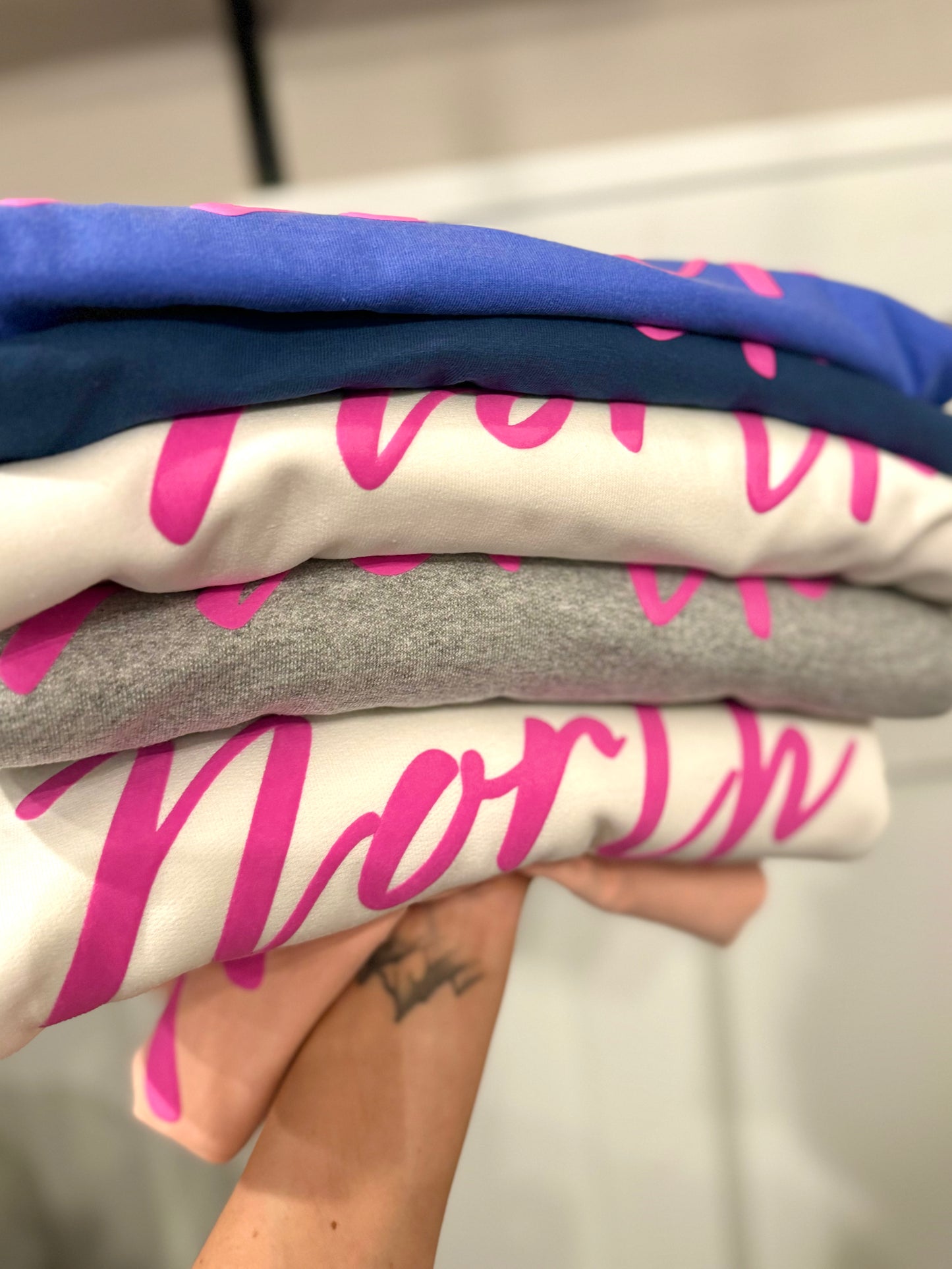 NORTH pink Puff Tee/Sweatshirts Pre-Order