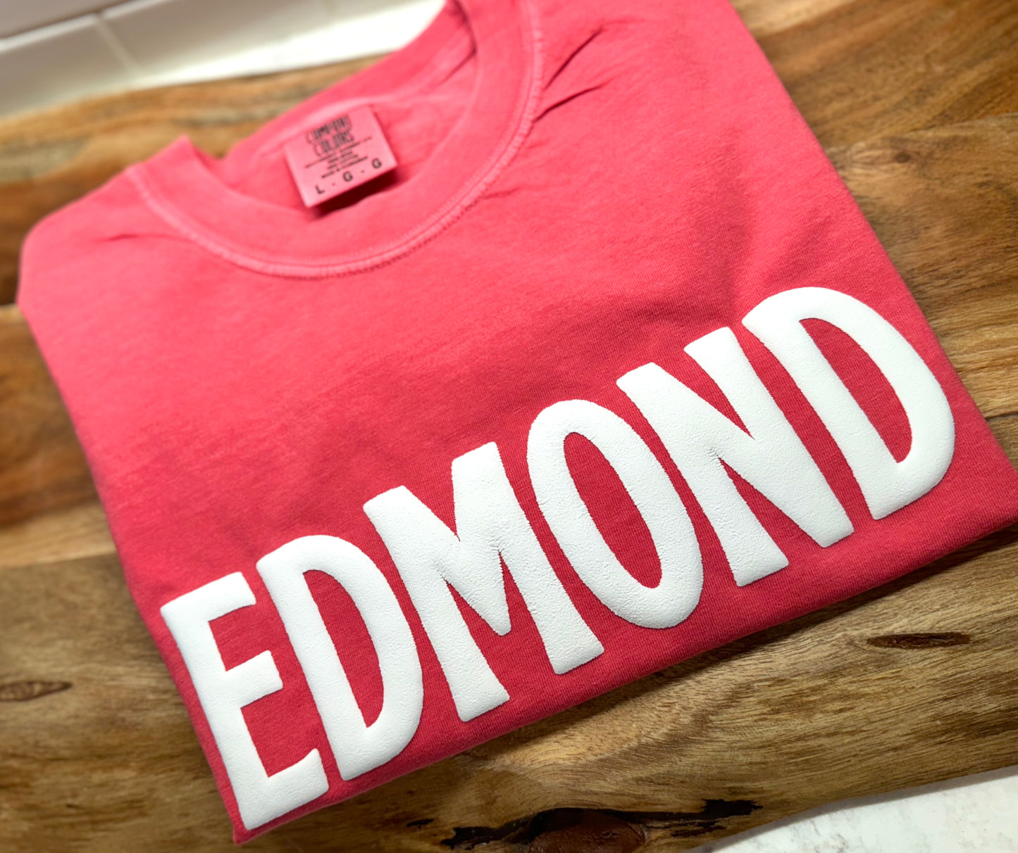 Edmond White 3D Puff- Tees/Sweatshirts