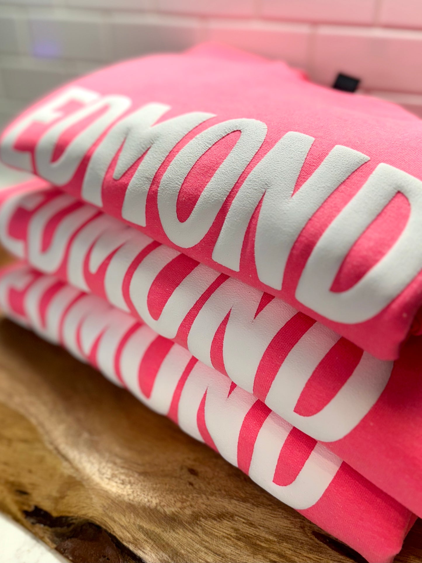 Edmond White 3D Puff- Tees/Sweatshirts