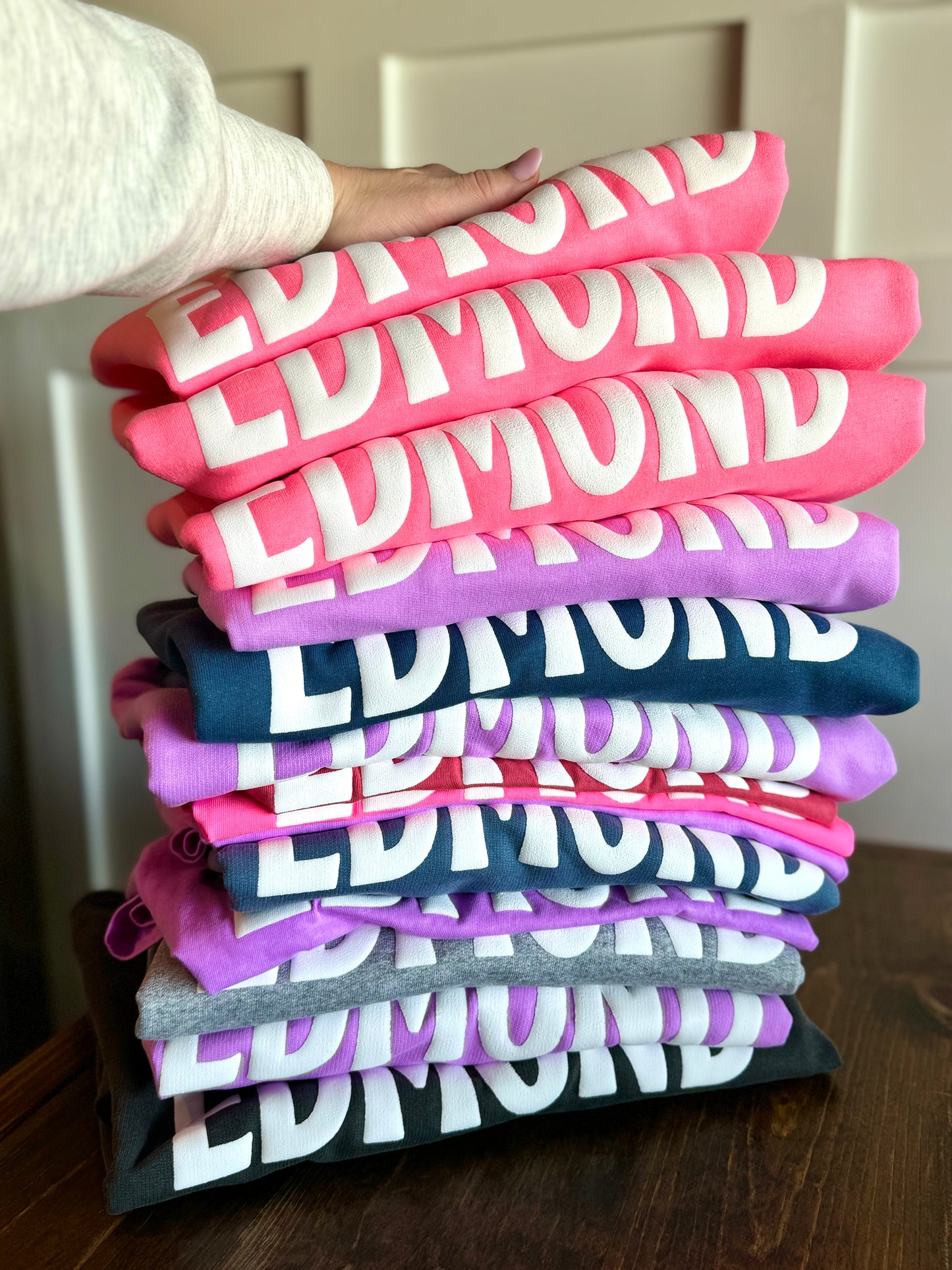 Edmond White 3D Puff- Tees/Sweatshirts