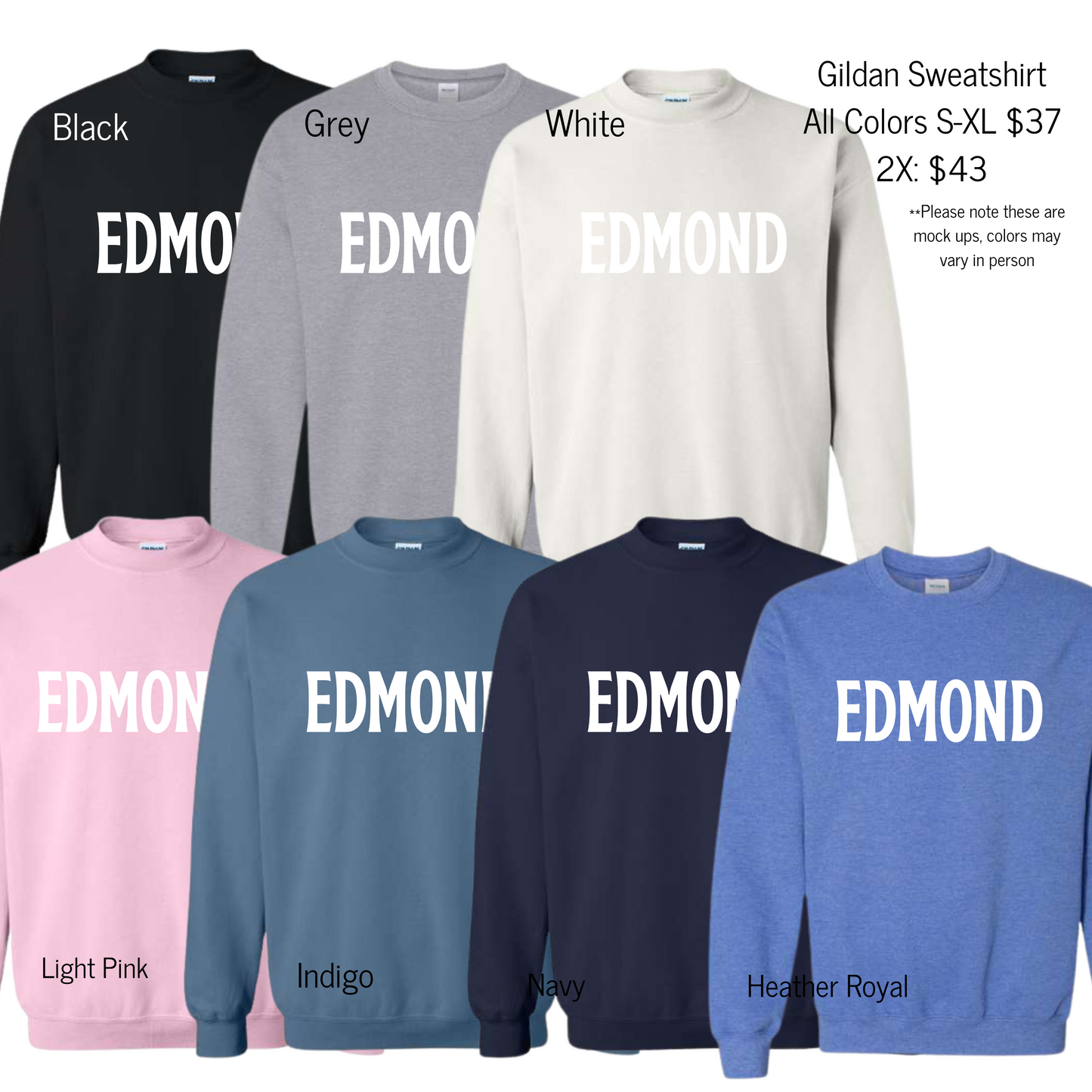 Edmond White 3D Puff- Tees/Sweatshirts