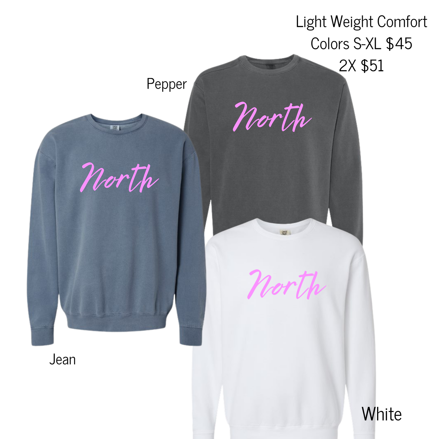 NORTH pink Puff Tee/Sweatshirts Pre-Order