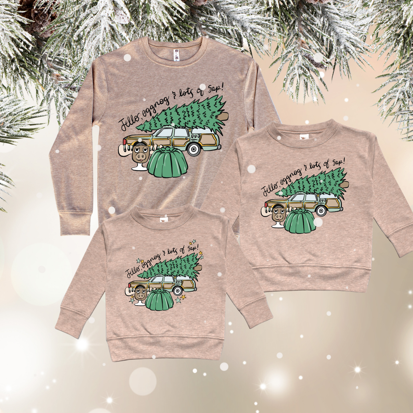 Christmas Vacation Crewneck (Matching Sizes)