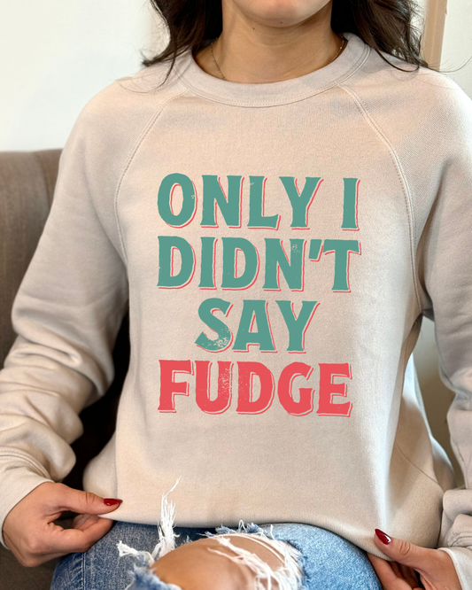 Christmas Story- Fudge Adult Crewneck