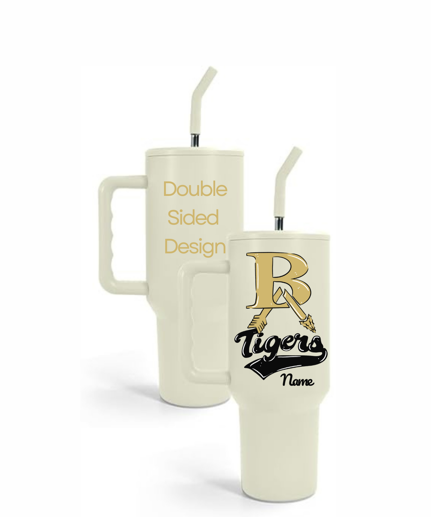 40oz BA Tigers Tumbler- Customize