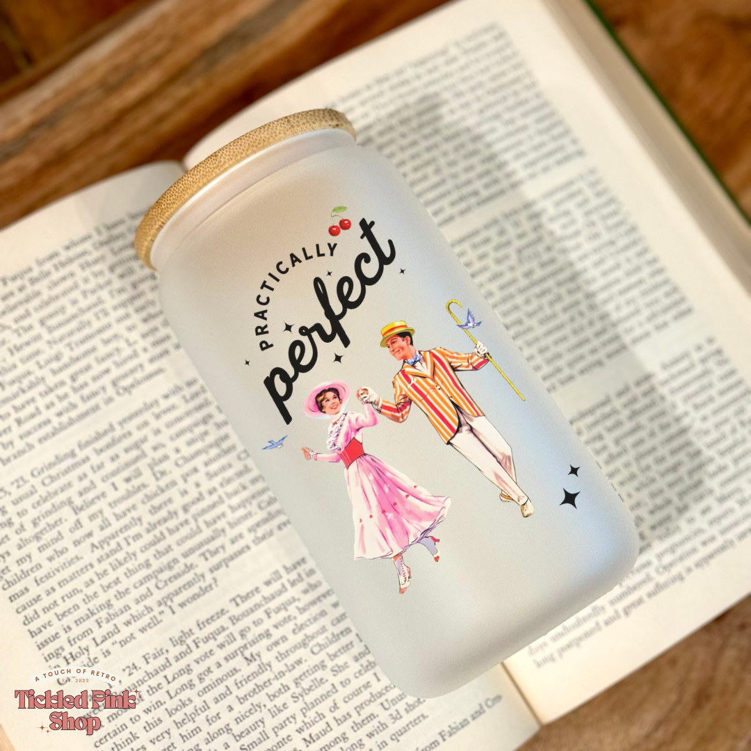 Practically Perfect Duo Frosted Glass Tumbler