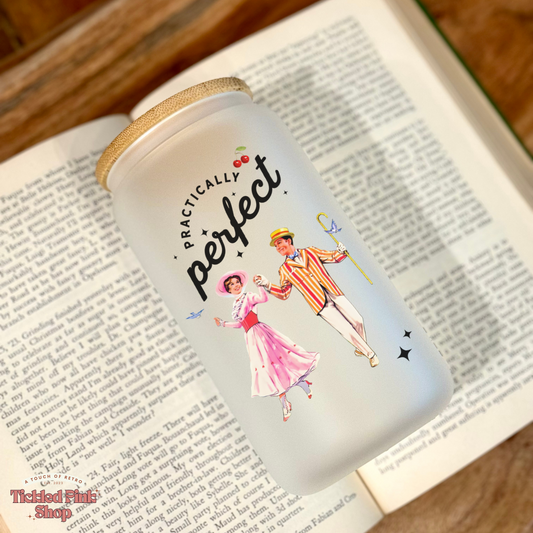 Practically Perfect Duo Frosted Glass Tumbler