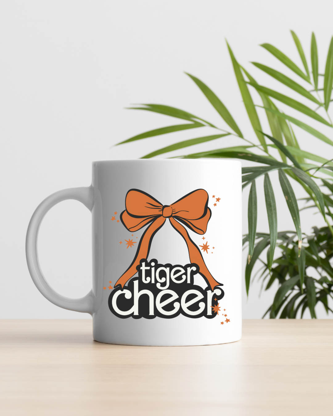 Tiger Cheer Mug (3 Color Options/Name-Optional)