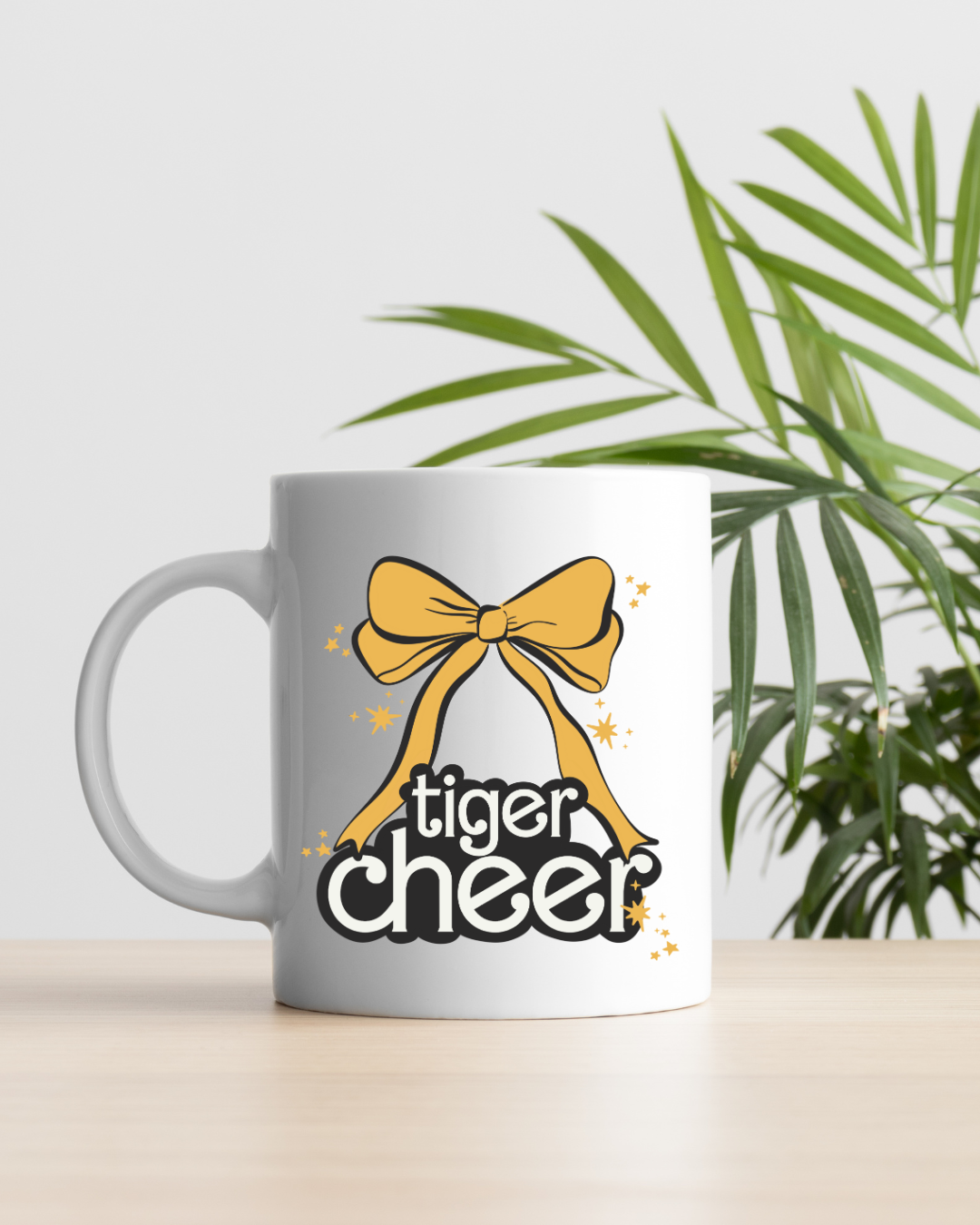 Tiger Cheer Mug (3 Color Options/Name-Optional)