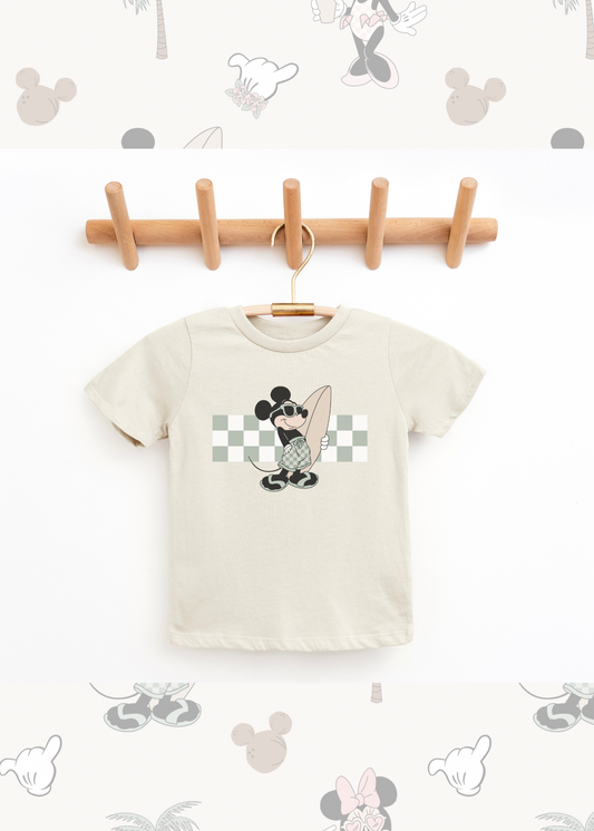 Checkered Mouse Surf Shirt