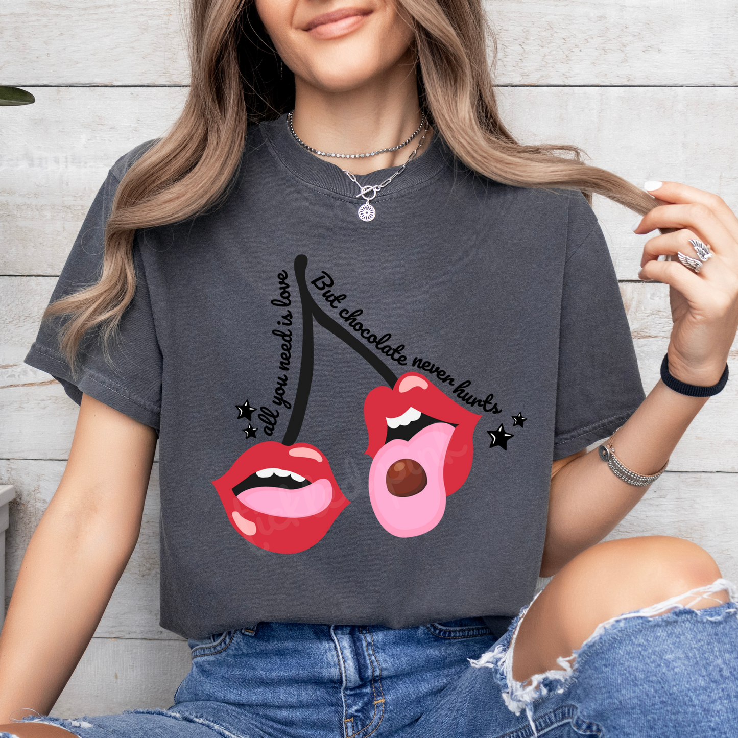 All You Need is Love & Chocolate Adult Tee