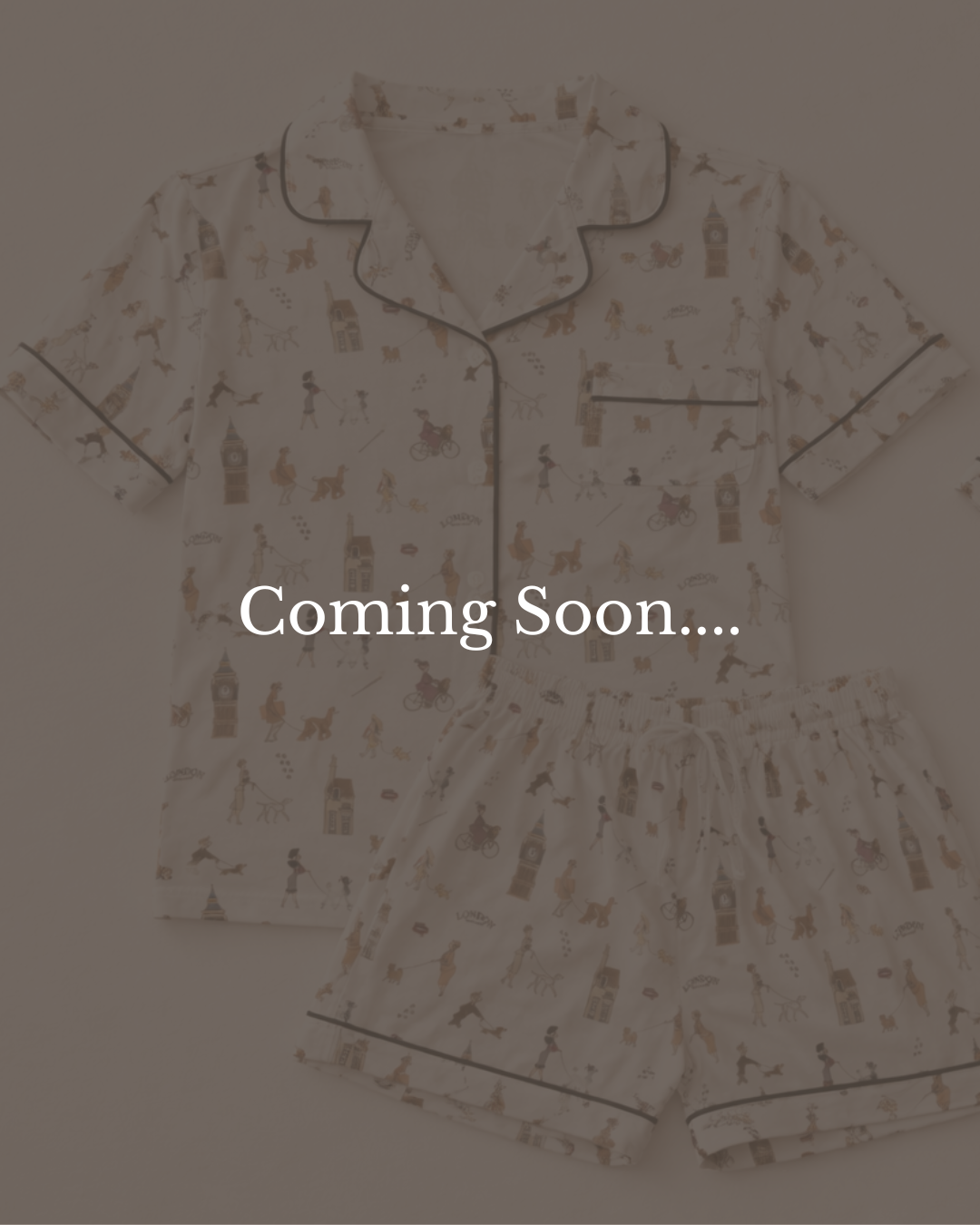 London Dog Walk Bamboo Pajamas