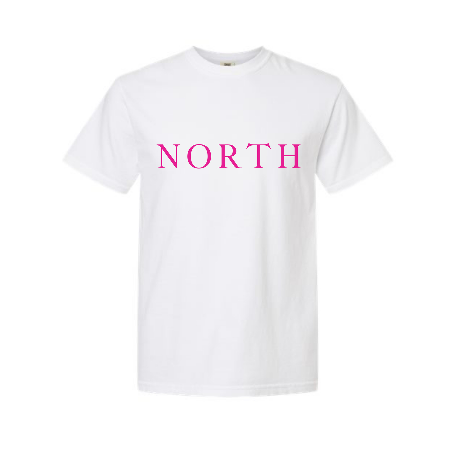 North Tee- White (Youth/Adult Sizes) 2 Letter Colors