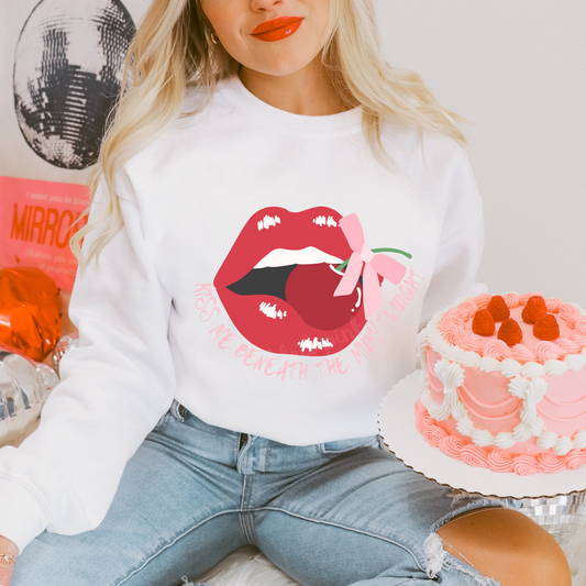 Kiss Me- Adult Sweatshirt (2 Color Options)