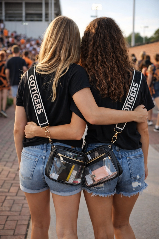 Go Tigers Beaded Purse Strap