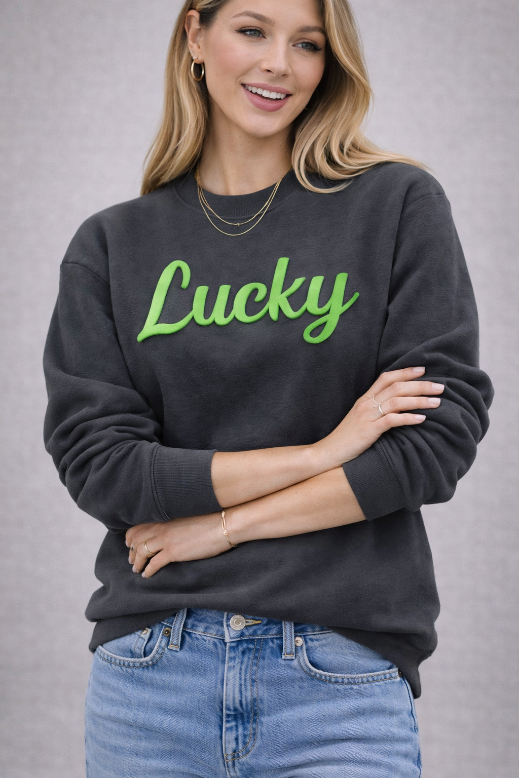 Lucky 3D Puff Sweatshirt- Limited Stock- Releases 2.11