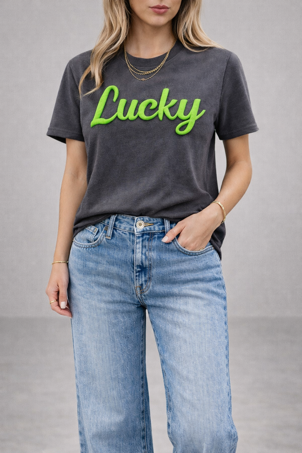 Lucky 3D Puff Tee- Limited Stock- Releases 2.11