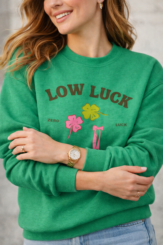 Low Luck- High Shenanigans Sweatshirt- Adult