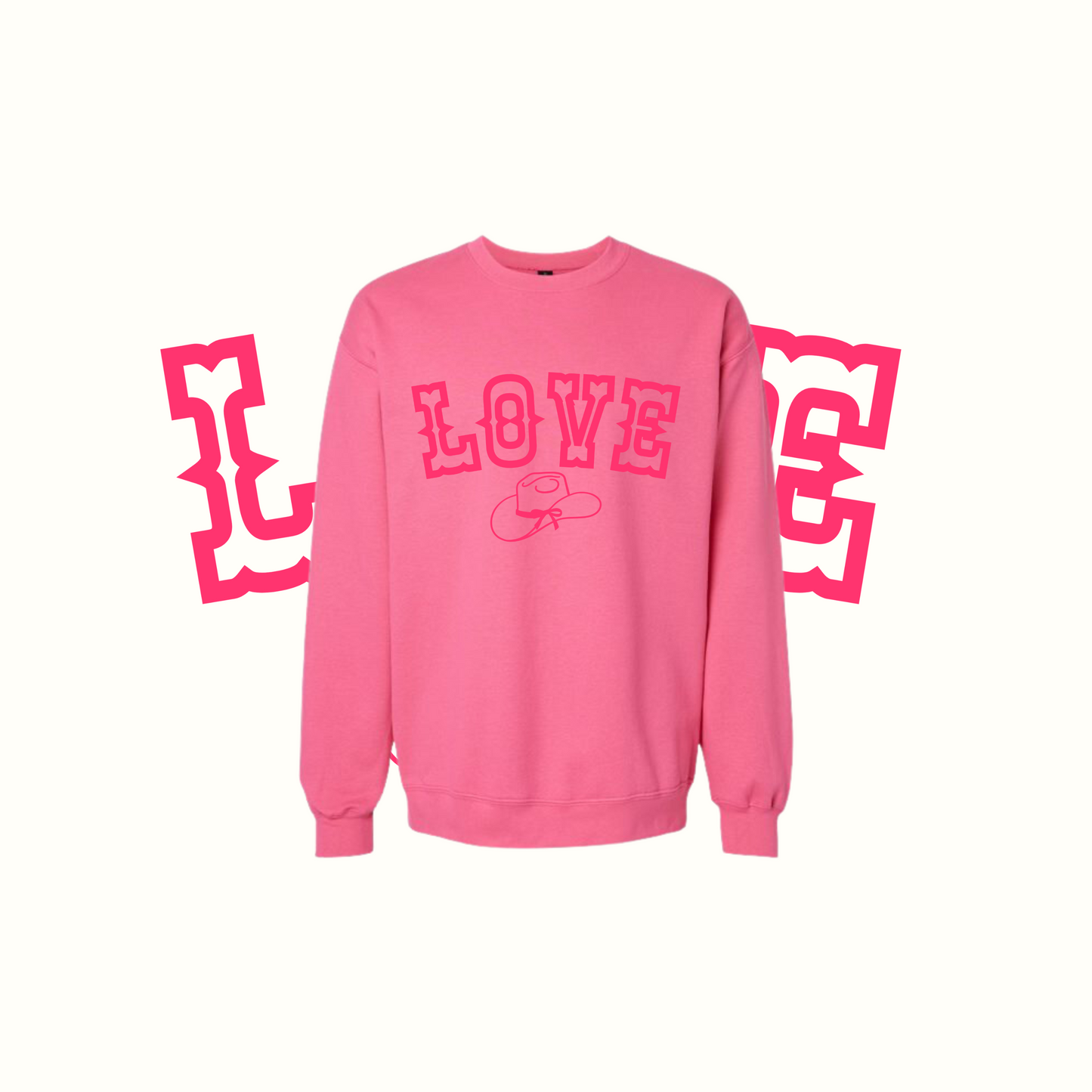 Love Cowgirl Sweatshirt (2 Color Options)