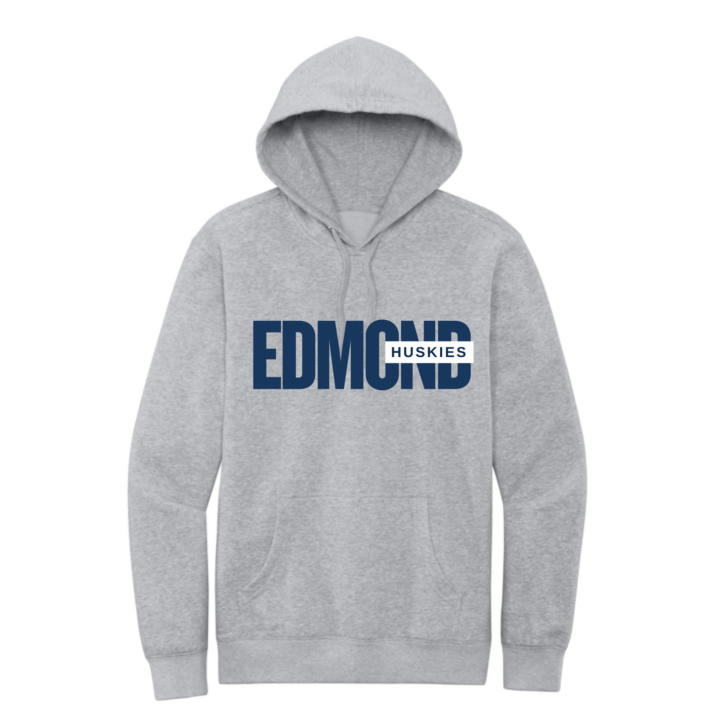 Edmond Huskies Adult Hoodie- (Grey/Navy Options)