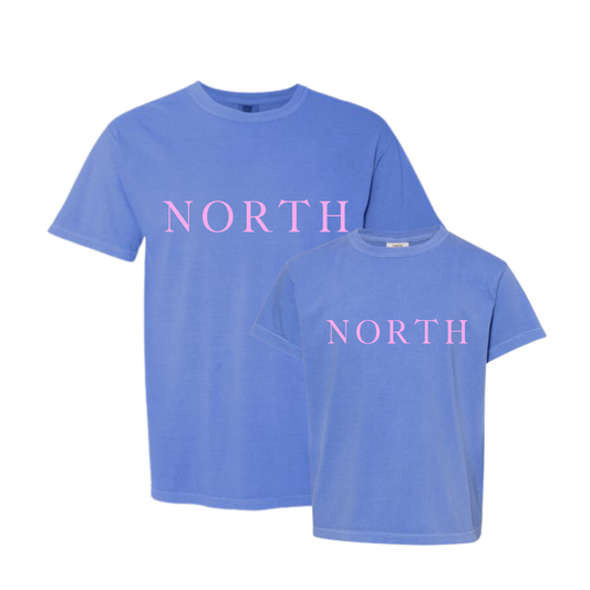 North Tee- Blue (Adult/Youth Sizes)