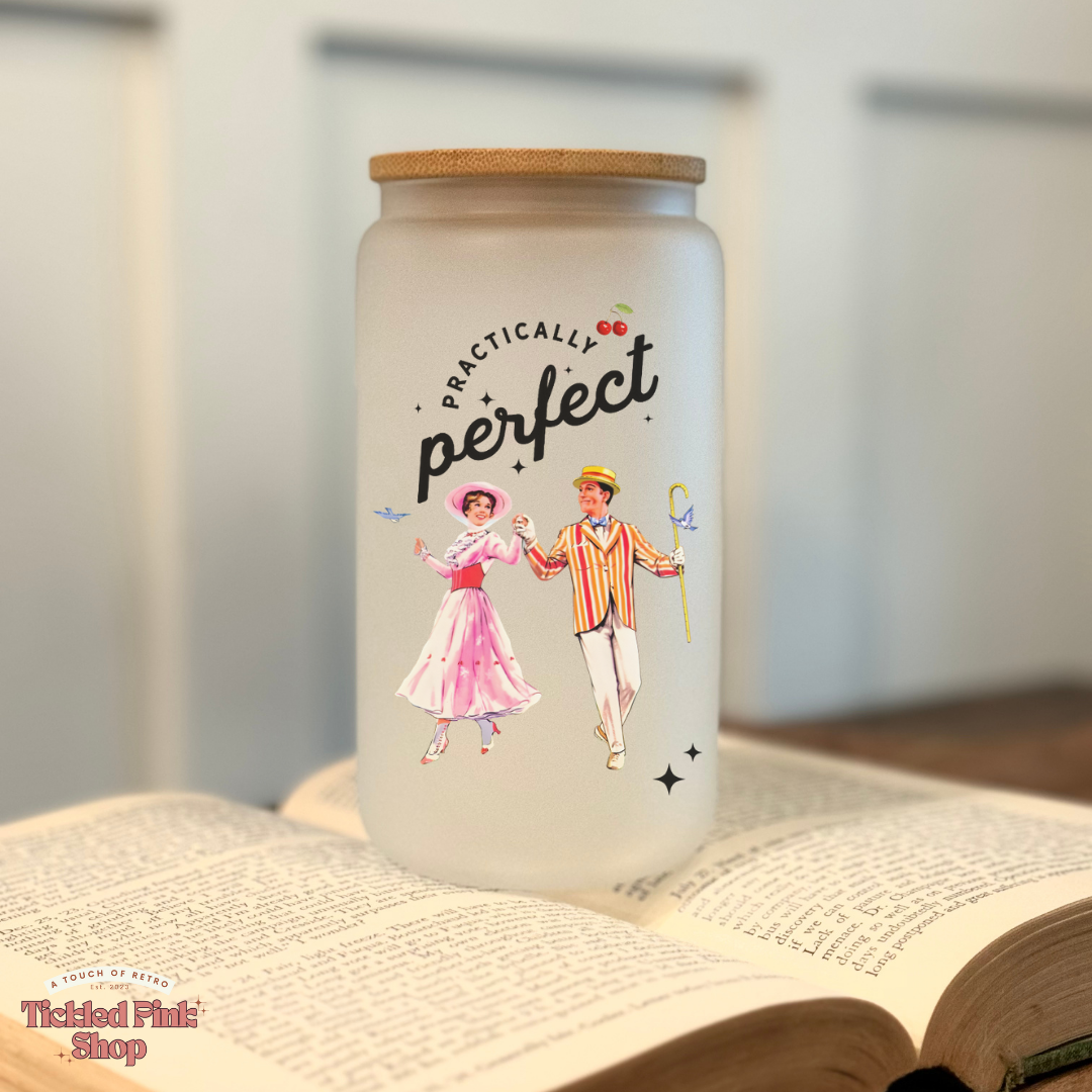 Practically Perfect Duo Frosted Glass Tumbler