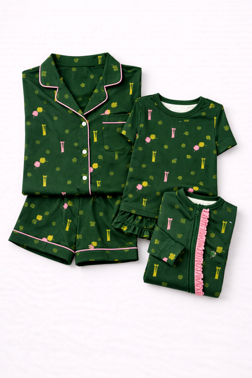 Lucky Clover Adult/Youth Short Set