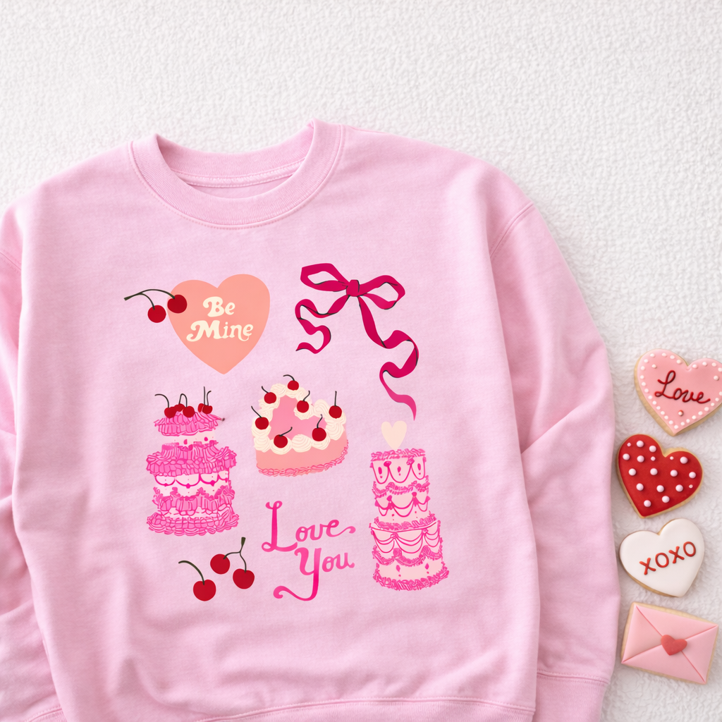 All the Love Pink Youth/Adult Sweatshirt