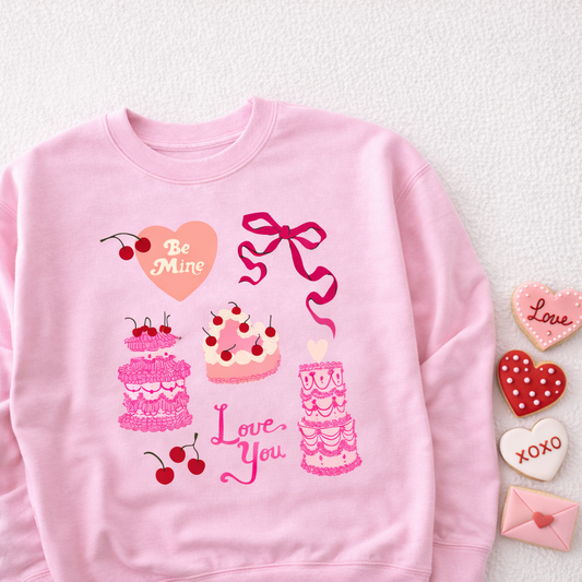 All the Love Pink Youth/Adult Sweatshirt