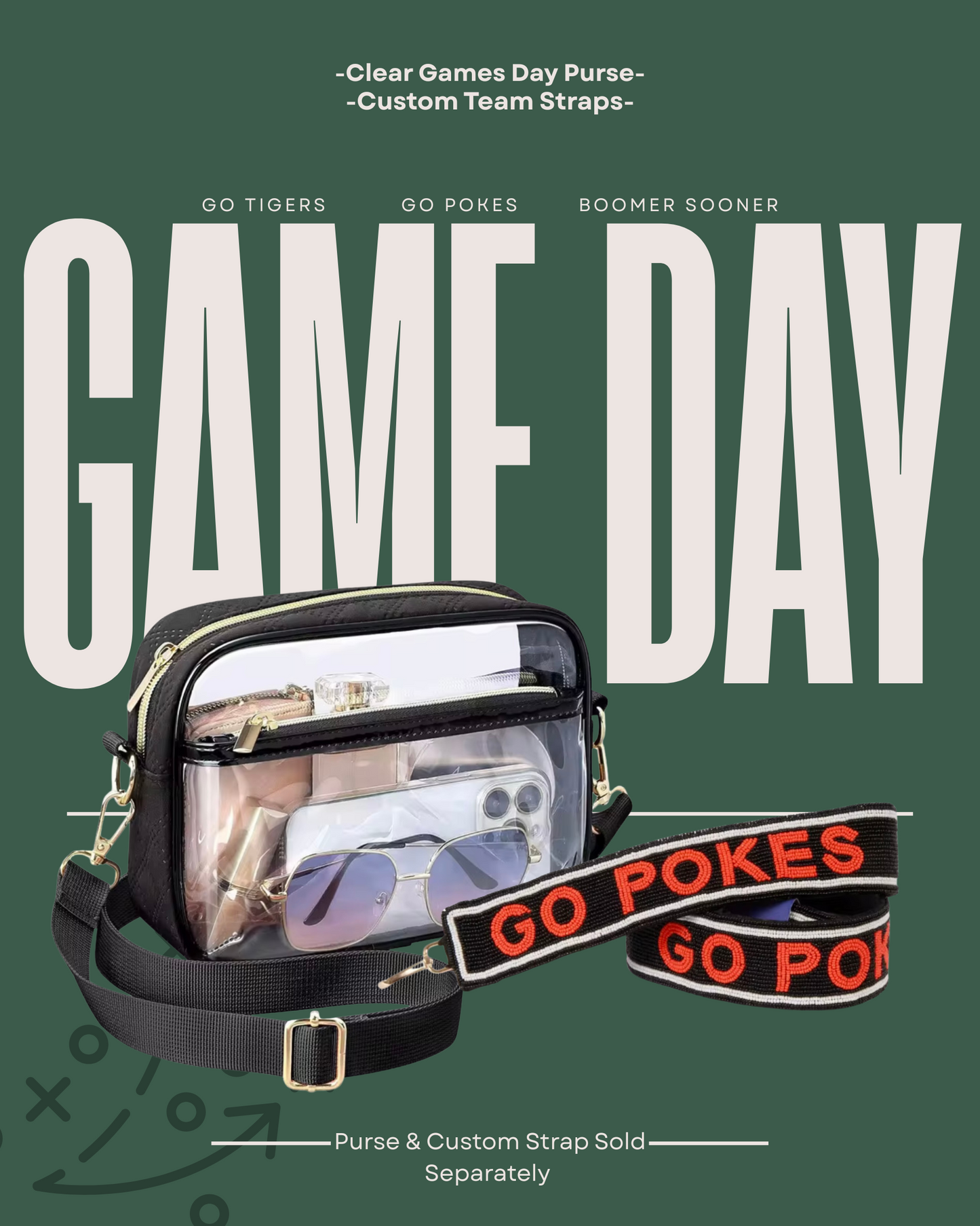 Stadium Approved Clear Purse