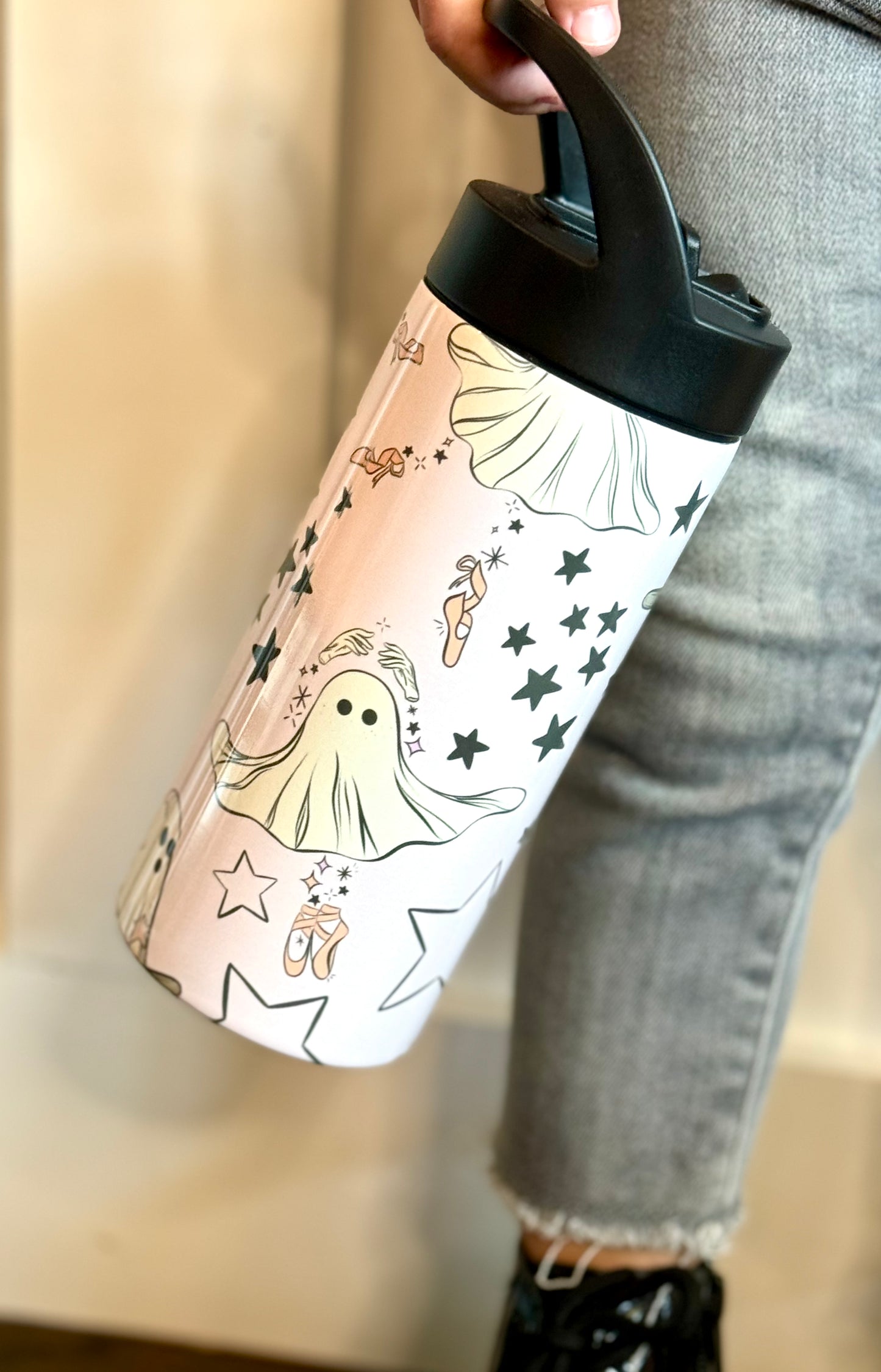 Ballerina Ghost Tumbler (Multi-Sizes)