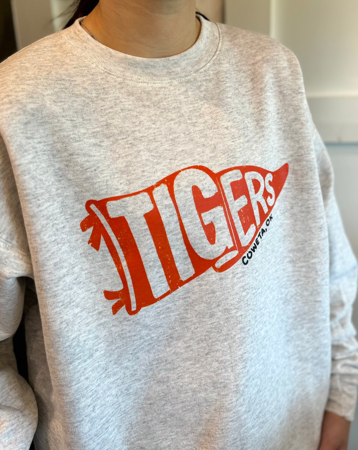 Coweta Tigers Sweatshirt Adult, youth, toddler Sizes (2 Colors Available)