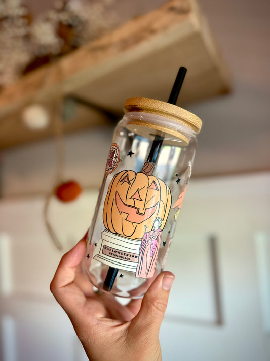 Halloween Town Glass