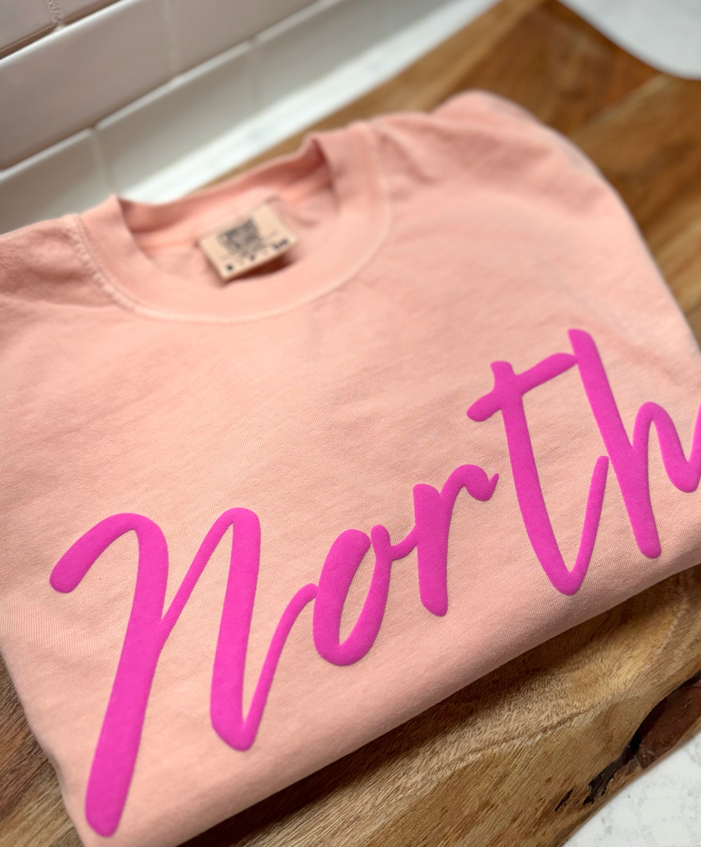 NORTH pink Puff Tee/Sweatshirts Pre-Order