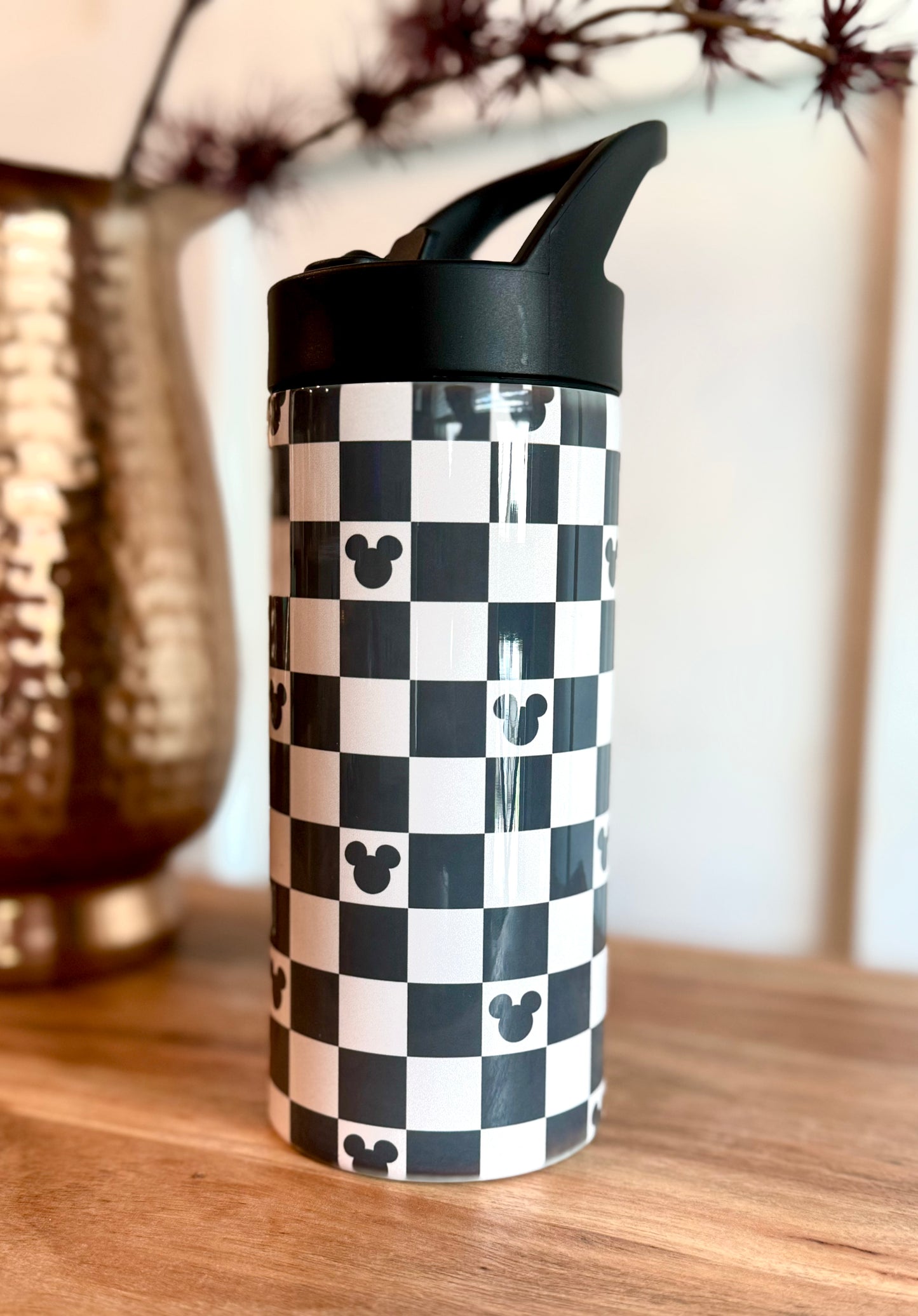 Checkered Mickey Tumblers (Multi-sizes Available)