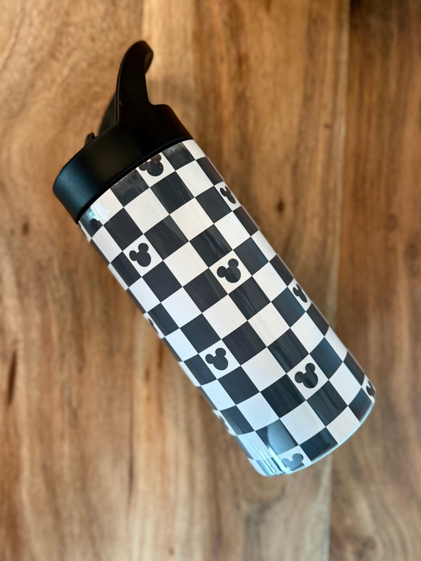 Checkered Mickey Tumblers (Multi-sizes Available)