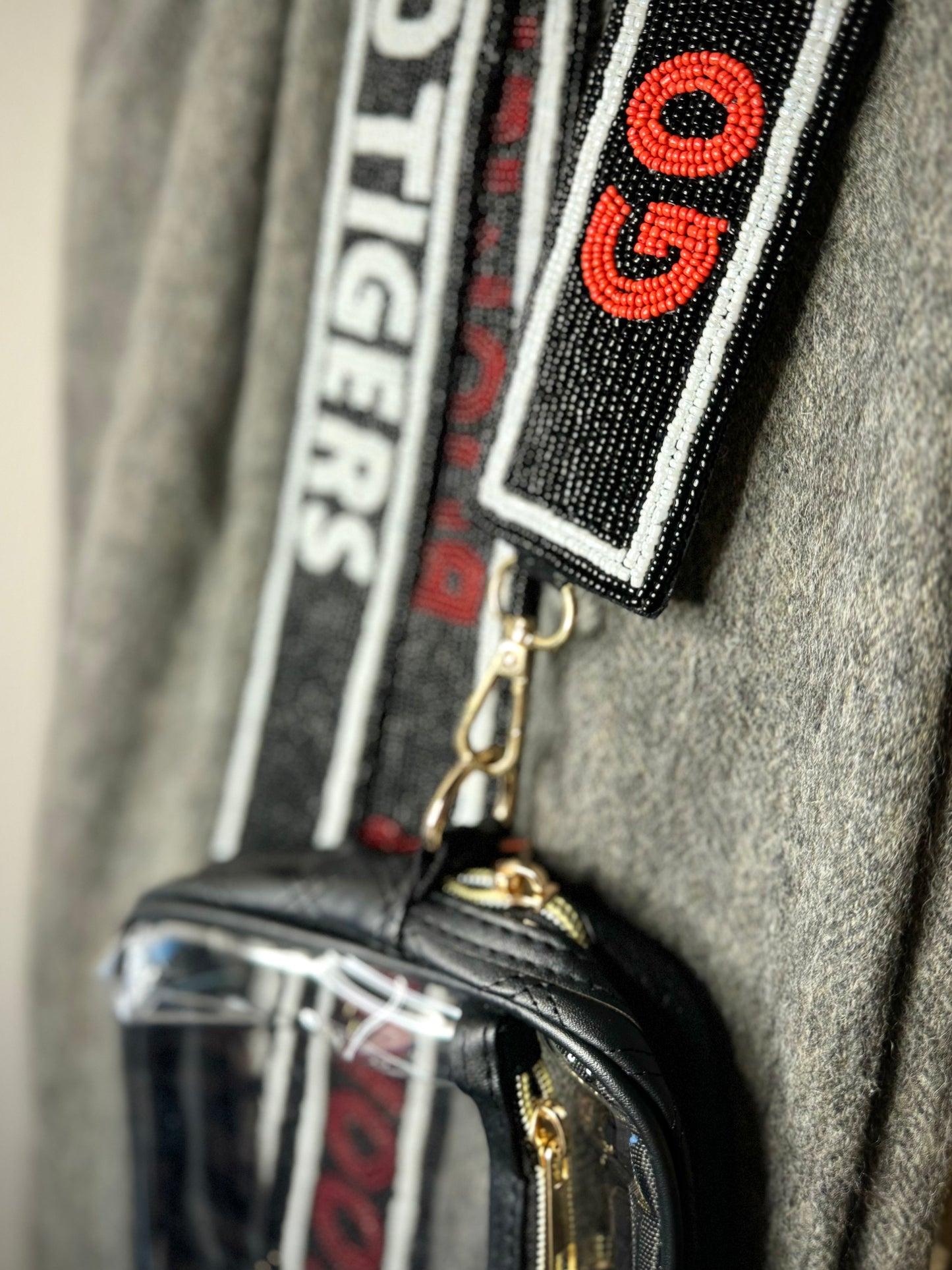 Go Pokes Beaded Purse Strap