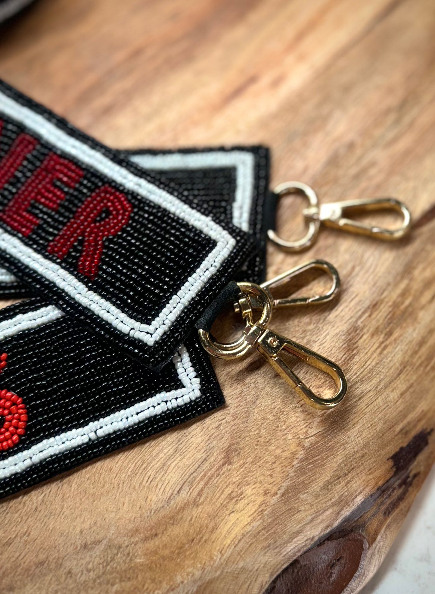 Boomer Sooner Beaded Purse Strap