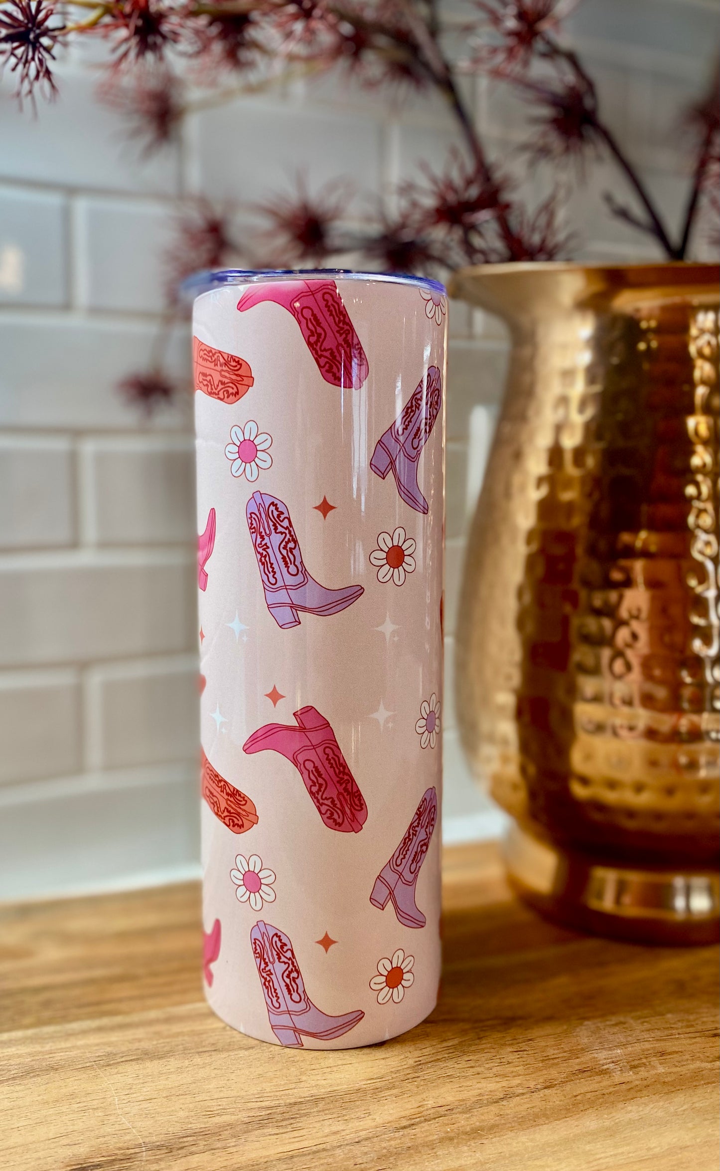 Cowgirl Boots Tumbler (Multi-sizes Available)