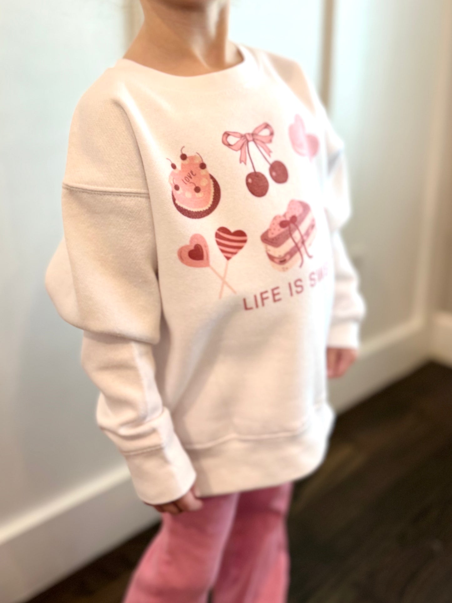 Life is Sweet Toddler Sweatshirt