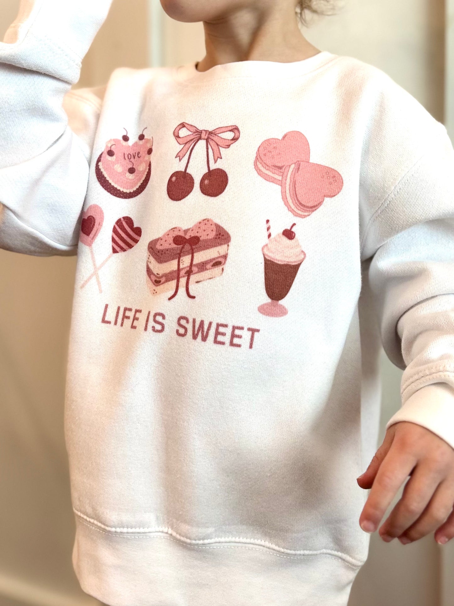 Life is Sweet Toddler Sweatshirt