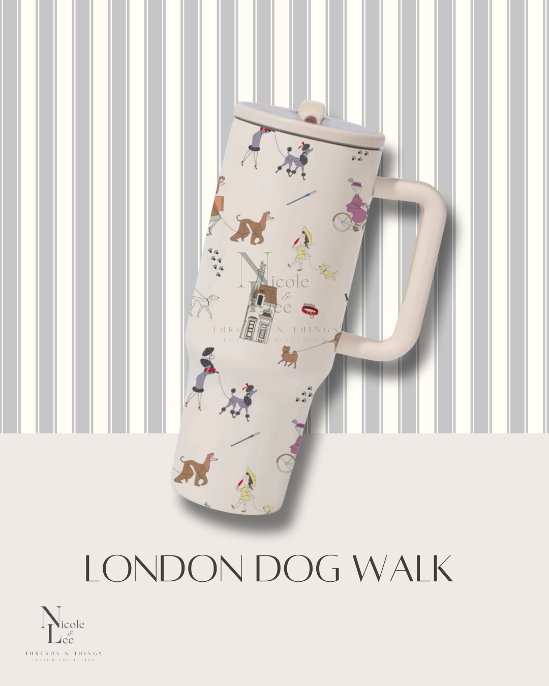 London Dog Walk 40oz Tumbler (Pre-Order)