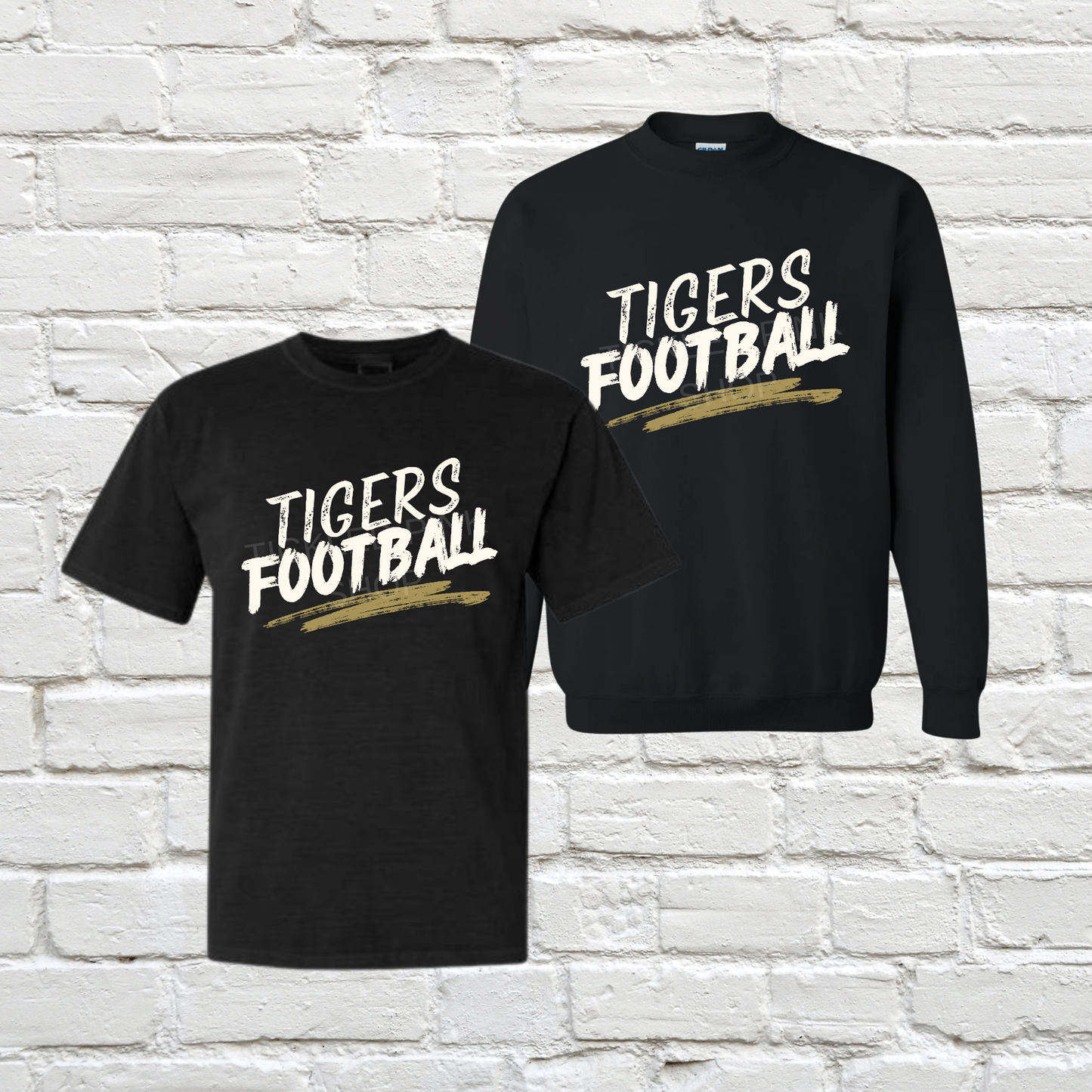 Tigers Football Tee & Sweatshirt (Youth/Adult)
